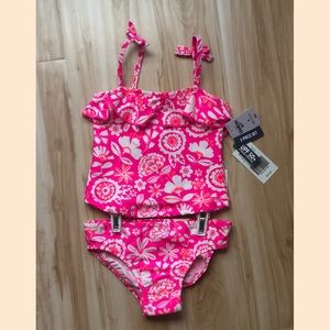 NWT two piece tankini set size 4